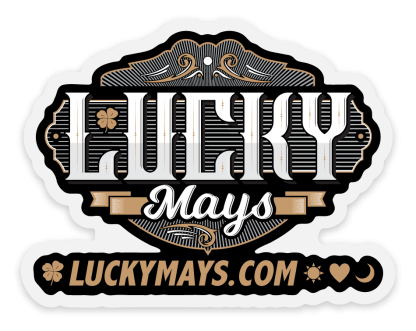 LUCKY MAYS | 3" VINYL STICKER